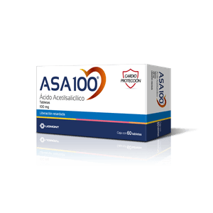 Asa 100 100 mg 60 Tabletas