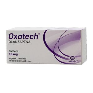 Oxatech Olanzapina 10 mg 14 Tabletas
