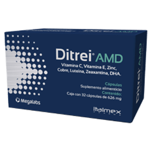 Ditrei AMD Suplemento 32 Capsulas de 626 mg