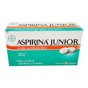 Aspirina Junior 100 mg 60 Tabletas