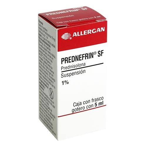 Prednefrin SF Suspension 1 % 5 mL - Farmacias Klyns