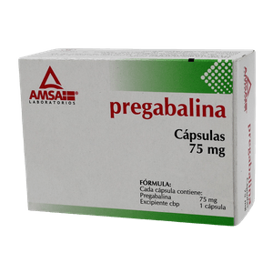 Pregabalina 75 mg 28 Capsulas