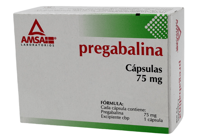 Pregabalina 75 Mg 28 Capsulas - Farmacias Klyns