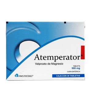 Atemperator 500 mg 20 Tabletas