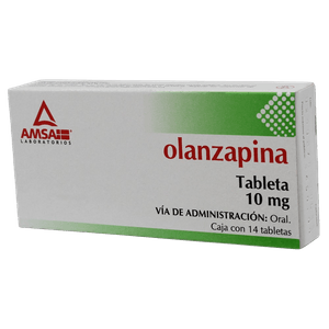 Olanzapina 10 mg 14 Tabletas