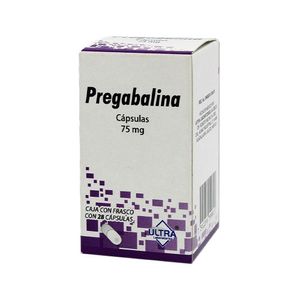 Pregabalina Ulltra 75 mg 28 Capsulas