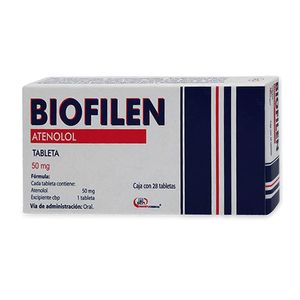 Biofilen Atenolol 50 mg 28 Tabletas