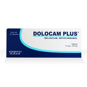 Dolocam Plus 7.5 mg / 215 mg 20 Capsulas