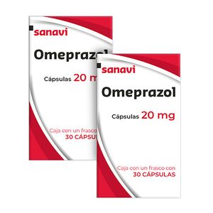 Omeprazol 20 mg 30 Capsulas