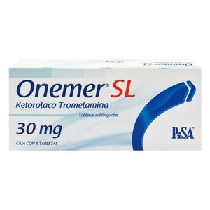 Onemer SL 30 mg 6 Tabletas