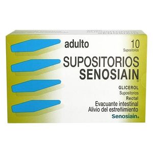 Senosiain Adulto 10 Supositorios
