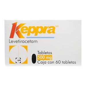 Keppra 500 mg 60 Tabletas