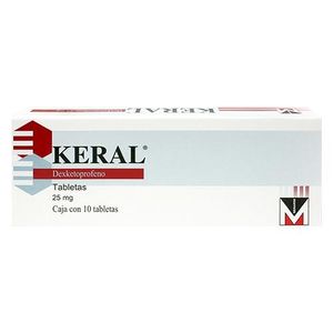 Keral 25 mg 10 Tabletas