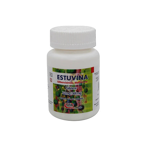 Estuvina-Glibencamida-5-mg---Metformina-500-mg-30-Tabletas
