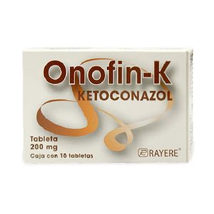 Onofin-K Ketoconazol 200 mg 10 Tabletas