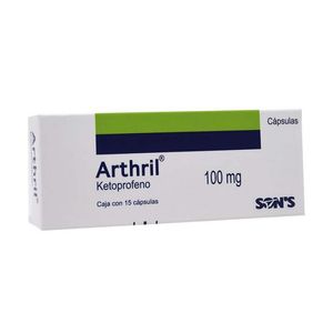 Arthril Ketoprofeno 100 mg 15 Capsulas
