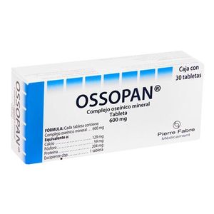 Ossopan 600 mg 30 Tabletas