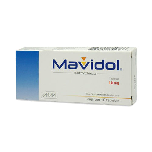 Mavidol Ketorolaco 10 Mg 10 Tabletas - Farmacias Klyns