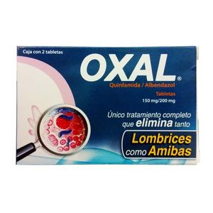 Oxal 150 mg / 200 mg 2 Tabletas