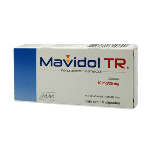 Mavidol-TR-Ketorolaco-25-mg---Tramadol-10-mg-10-Capsulas