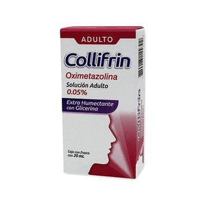 Collifrin Oximetazolina Solucion 50 mg / 100 mL Frasco con 20 mL