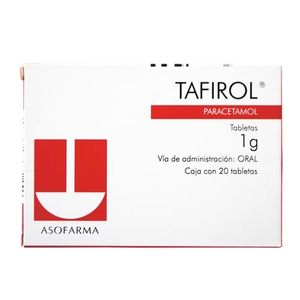 Tafirol 1 Mg 20 Tabletas