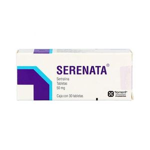 Serenata 50 mg 30 Tabletas