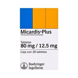 Micardis Plus 80 mg / 12.5 mg 28 Tabletas