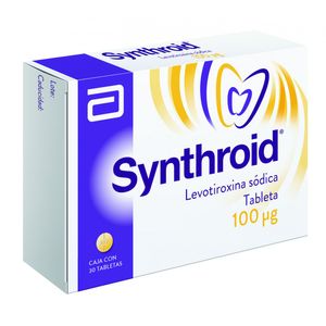 Synthroid 100 mcg 30 Tabletas