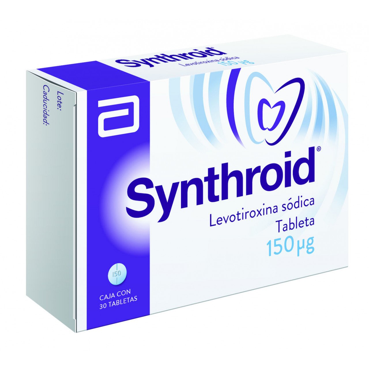 Synthroid 150 Mcg 30 Tabletas Farmacias Klyns