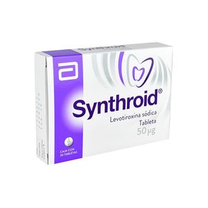 Synthroid 50 mcg 30 Tabletas