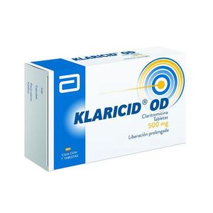 Klaricid Od 500 mg 7 Tabletas