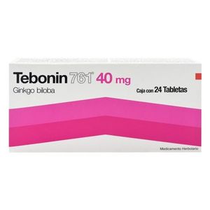 Tebonin 761 40 mg 24 Tabletas