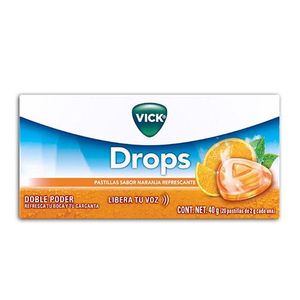 Vick Drops Naranja 40 g 20 Pastillas
