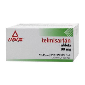 Telmisartan AMSA 80 mg 28 Tabletas