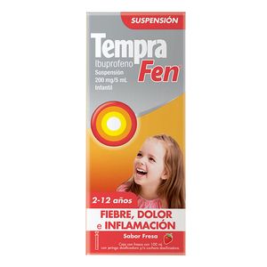 Tempra Fen Solucion 200 mg / 5 mL Frasco con 100 mL