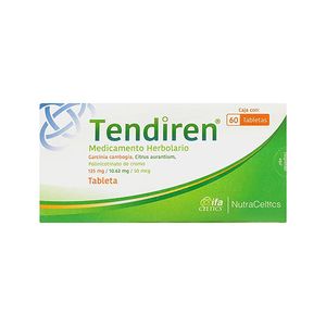 Tendiren 125 g / 10.62 mg / 50 mcg 60 Tabletas