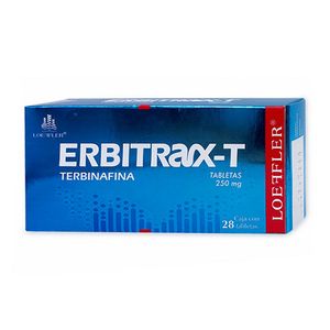 Erbitrax-T Terbinafina 250 mg 28 Tabletas