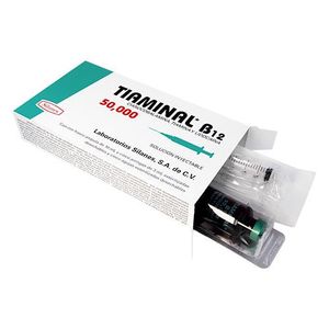 Tiaminal B12 Solucion Inyectable 5 Jeringas