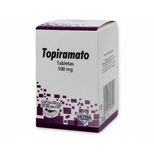 Topiramato 100 mg 20 Tabletas