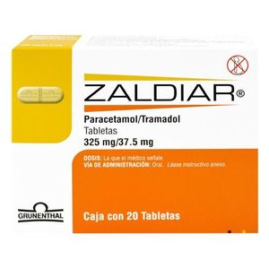 Zaldiar 325 Mg / 37.5 Mg 20 Tabletas