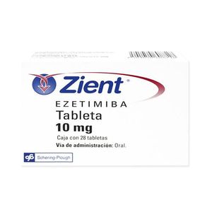 Zient 10 mg 28 Tabletas