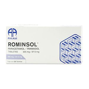 Rominsol Paracetamol 325 mg / Tramadol 37.5 mg 20 Tabletas