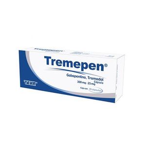 Tremepen 300 mg / 25 mg 30 Capsulas