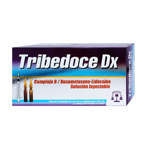 Tribedoce Dx Solucion Inyectable 3 Ampolletas 2 ML - Farmacias Klyns