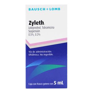 Zyleth Suspension 0.5% 0.3% Frasco con 5 mL