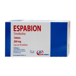 Espabion Trimebutina 200 mg 40 Tabletas