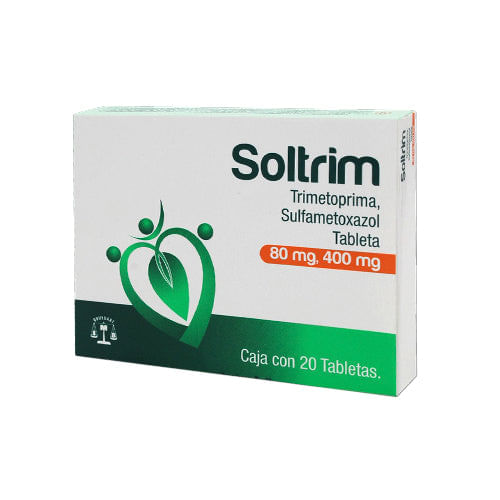 Soltrim Trimetoprima 80 mg / Sulfametoxazol 400 mg 20 Tabletas - Farmacias  Klyns