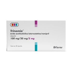Trinomia 100 mg / 20 mg / 5 mg 28 Capsulas