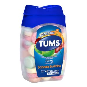 Tums 750 mg 48 Tabletas